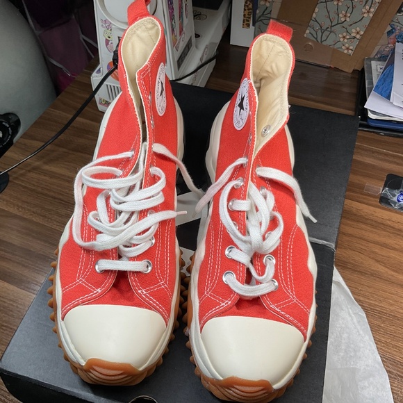 Converse Run Star Motion CX platform sneaker mens 9.5 womens 11 orange high top - Picture 11 of 17
